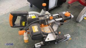 EVOLUTION 110v sliding mitre saw - 3