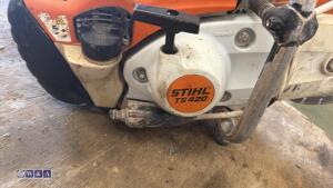 STIHL TS420 petrol stone saw - 4