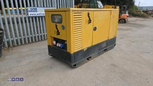 ATLAS COPCO QAS30 30kva silent diesel driven generator
