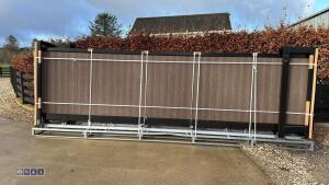 PD20MS 20ft Composite 240v, 550w electric sliding gate c/w controls (unused) - 7