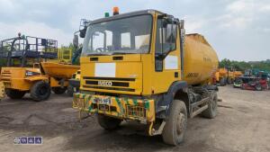 1996 IVECO 7000ltr site fuel tanker (N195 NFB) (Clutch and Brake fault) (All hour / odometer readings are unverified and unwarranted) - 2