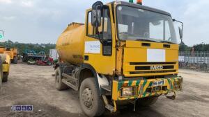1996 IVECO 7000ltr site fuel tanker (N195 NFB) (Clutch and Brake fault) (All hour / odometer readings are unverified and unwarranted) - 4