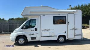 2007 PEUGEOT BOXER ELDDIS 5-speed manual diesel motorhome, 4 birth,rear kitchen, shower & toilet, tow bar, Fiamma F45 awning (PX57 DLF)(MoT 29th March 2027)(V5 in office)(CATEGORY N INSURANCE LOSS) - 2
