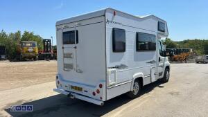 2007 PEUGEOT BOXER ELDDIS 5-speed manual diesel motorhome, 4 birth,rear kitchen, shower & toilet, tow bar, Fiamma F45 awning (PX57 DLF)(MoT 29th March 2027)(V5 in office)(CATEGORY N INSURANCE LOSS) - 4