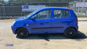 2007 KIA PICANTO GS 5-door 5-speed manual 1.0l petrol hatchback car (YY57 HWZ (MoT 23rd November 2026)(V5 MoT, some history & manuals in office) - 2
