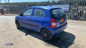 2007 KIA PICANTO GS 5-door 5-speed manual 1.0l petrol hatchback car (YY57 HWZ (MoT 23rd November 2026)(V5 MoT, some history & manuals in office) - 3