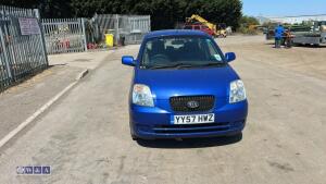 2007 KIA PICANTO GS 5-door 5-speed manual 1.0l petrol hatchback car (YY57 HWZ (MoT 23rd November 2026)(V5 MoT, some history & manuals in office) - 8