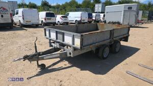 IFOR WILLIAMS 2.6t twin axle 10 x 5 dropside trailer (30734)