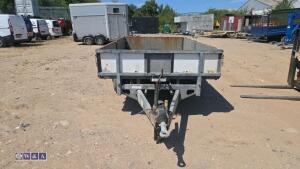 IFOR WILLIAMS 2.6t twin axle 10 x 5 dropside trailer (30734) - 8