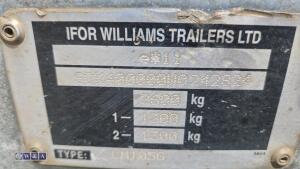IFOR WILLIAMS 2.6t twin axle 10 x 5 dropside trailer (30734) - 10