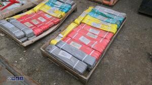 Tray of 22pcs webbing slings (unused) - 2