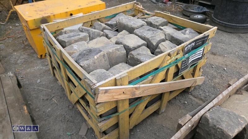 Crate of dressed stone