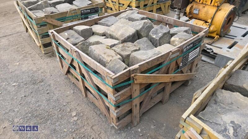 Crate of dressed stone