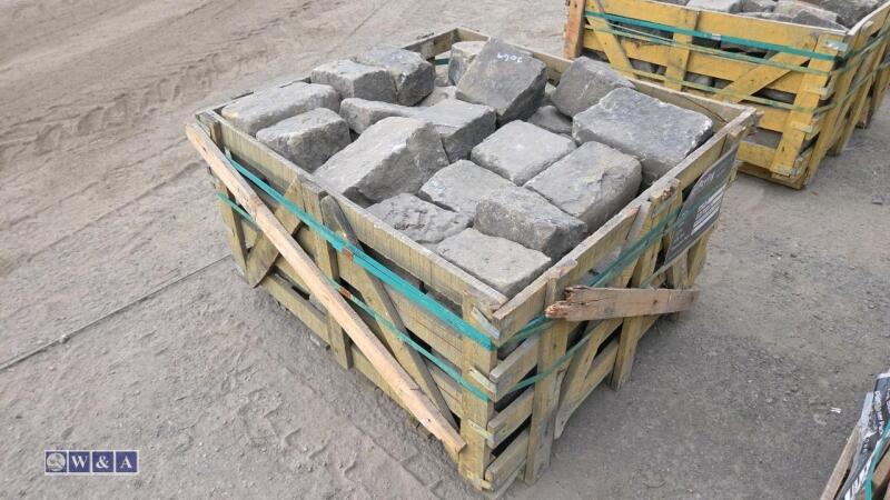 Crate of dressed stone