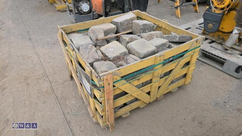 Crate of dressed stone