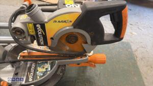 EVOLUTION 110v sliding mitre saw - 4