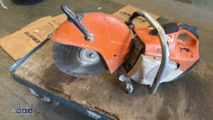 STIHL TS420 petrol stone saw - 5