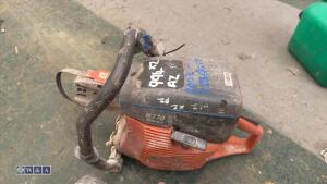 2 x HUSQVARNA petrol stone saws - 3