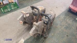 2 x HUSQVARNA petrol stone saws - 3