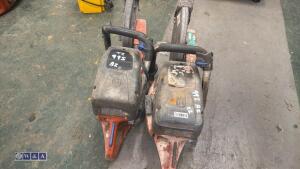 2 x HUSQVARNA petrol stone saws - 5