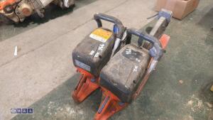 3 x HUSQVARNA petrol stone saws - 5