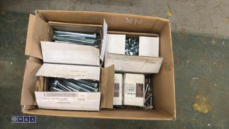 Box of mixed bolts