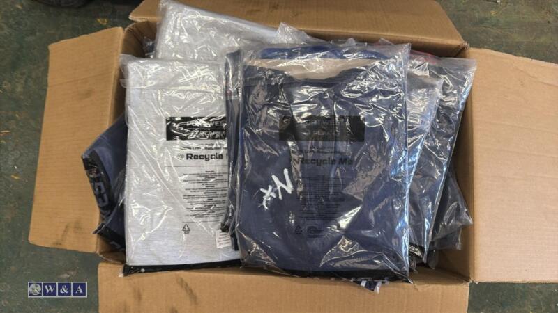 Box of polo shirts