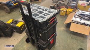 ERBAUER 3-stack tool box c/w wheels - 3