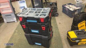 ERBAUER 3-stack tool box c/w wheels - 4