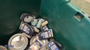 Box of sealants, paints, brushes (box not included) - 2