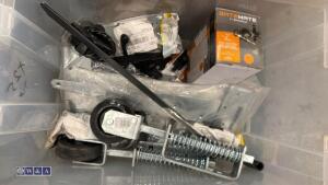 Box of ironmongery including hinges etc - 3