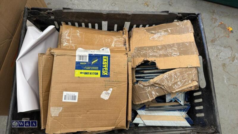Box of nail gun nails