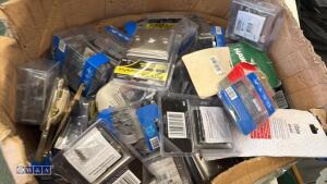 Box of electrical switches etc - 2
