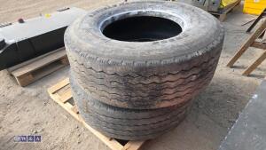 2 x SUPER SINGLE tyres (385/65R 225) - 2