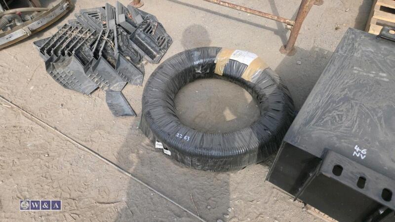Coil of flexible plastic hose