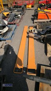 Forklift tine extensions - 3