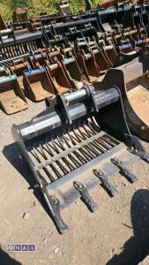 3ft riddle bucket to suit 5-6t excavator (50mm pins) - 2