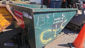 Forklift tipping skip - 3
