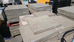 Pallet of concrete flags (approximately 20) - 2