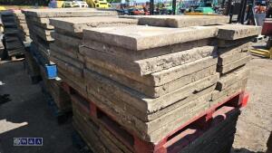 Pallet of concrete flags (approximately 20) - 3