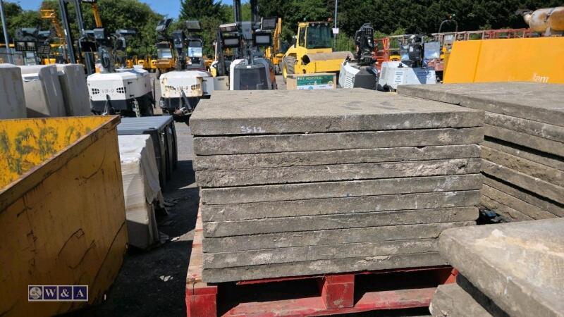 Pallet of concrete flags (3 x 2)(approximately 20)
