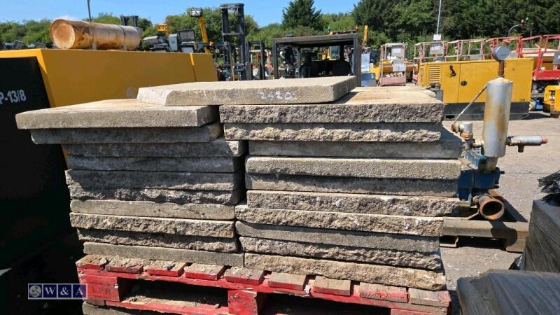 Pallet of concrete flags (approximately 20)