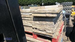 Pallet of concrete flags (approximately 20) - 2