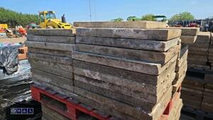 Pallet of concrete flags (approximately 20) - 3