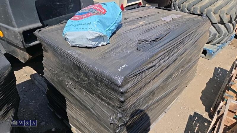 Pallet of roof tiles
