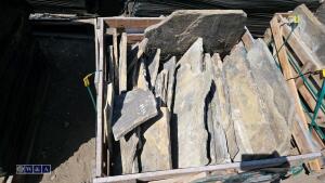 Crate of Yorkshire stone roofing slates - 3