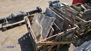 Crate of Yorkshire stone roofing slates - 3