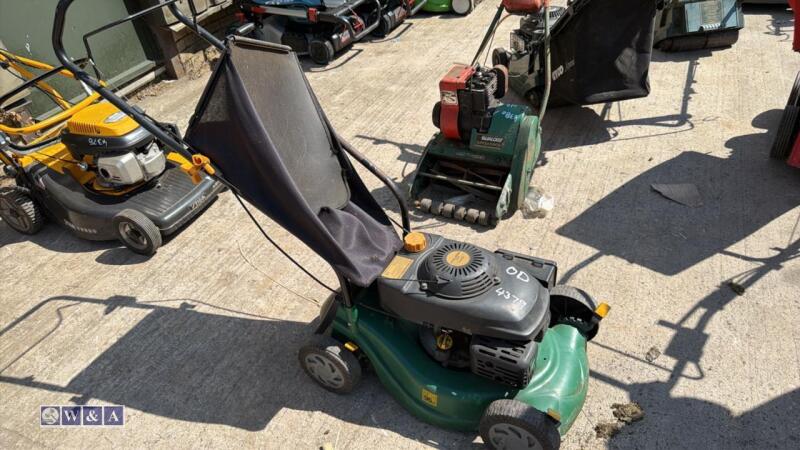 Petrol rotary mower c/w collection box