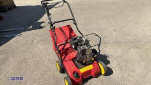 WOLF GARTEN petrol scarifier c/w collection box