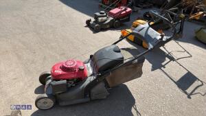 HONDA HRX426 petrol rotary mower c/w collection box